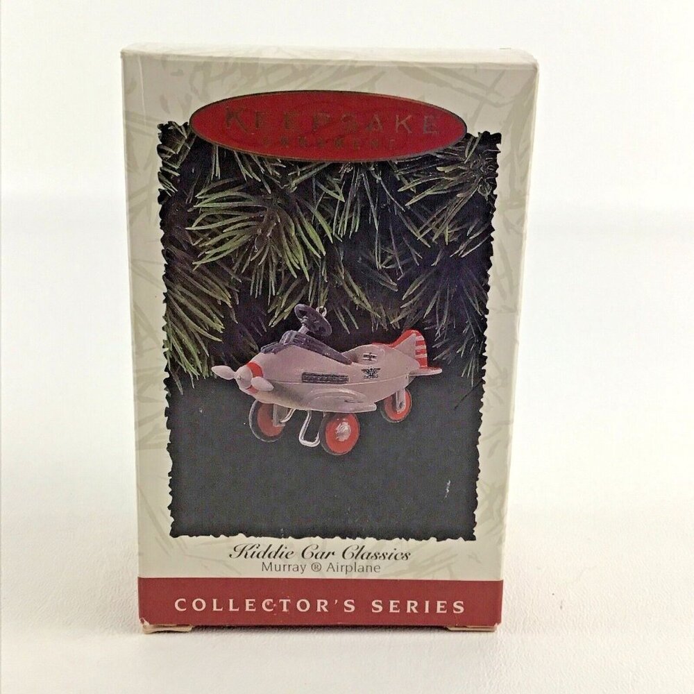 Hallmark Keepsake Christmas Tree Ornament Murray Airplane Kiddie Car Classics - Picture 1 of 6